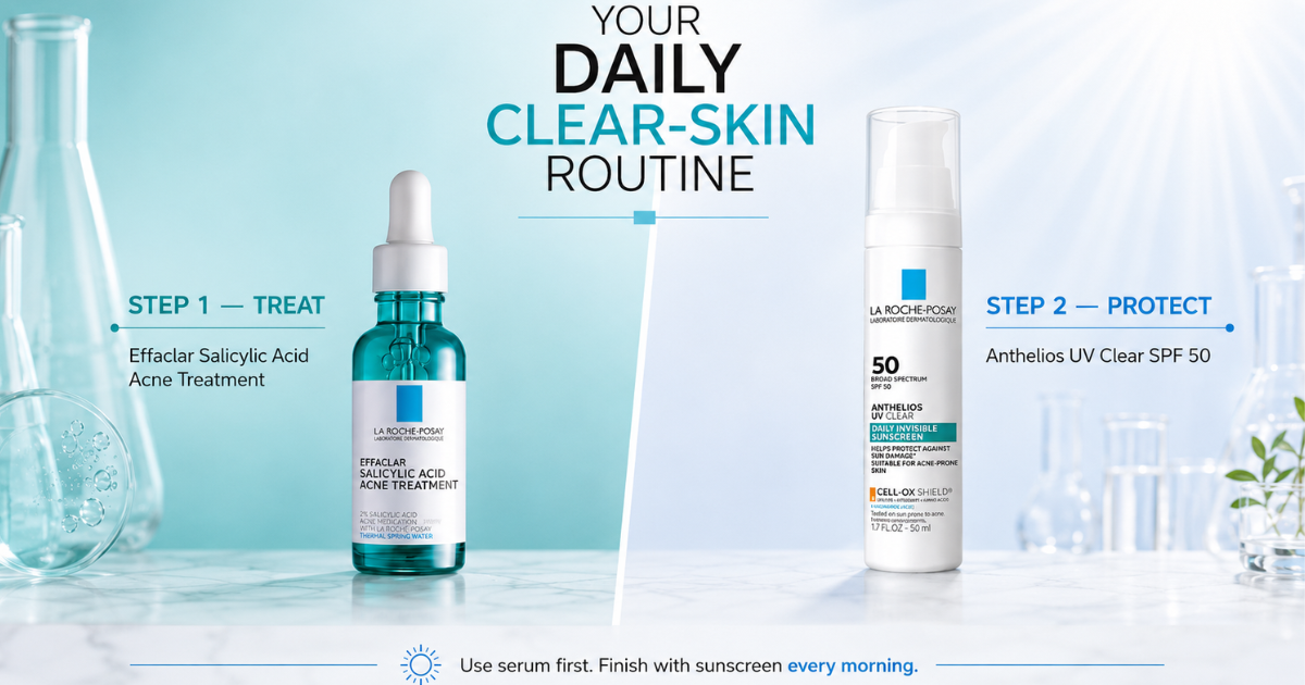 La Roche-Posay Effaclar Salicylic Acid Acne Treatment Serum for oily and blemish-prone skin