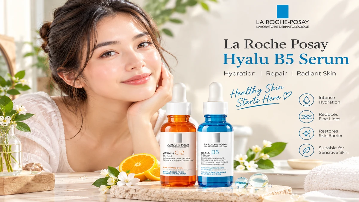 La Roche Posay Hyalu B5 Serum for hydrated, plump, and glowing skin